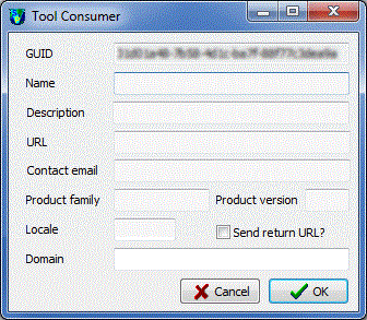 Tool consumer form